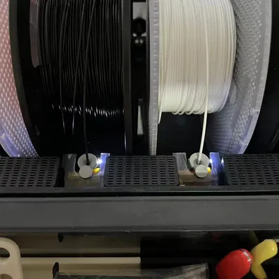 Hộp khô AMS cho máy in 3D Bambu với đồng hồ đo độ ẩm