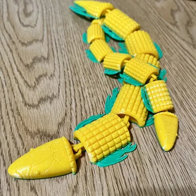 Rắn ngô hoạt hình 3D với thiết kế linh hoạt