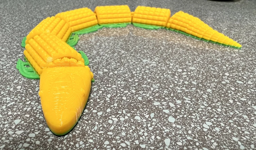 Rắn ngô hoạt hình 3D với thiết kế linh hoạt - Image 2