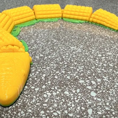 Rắn ngô hoạt hình 3D với thiết kế linh hoạt