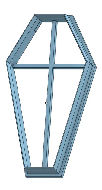 Khuôn bánh quy hình quan tài V1 kích thước 5x3 inch - Image 3