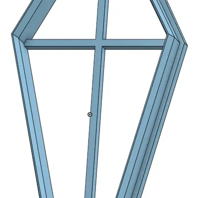 Khuôn bánh quy hình quan tài V1 kích thước 5x3 inch