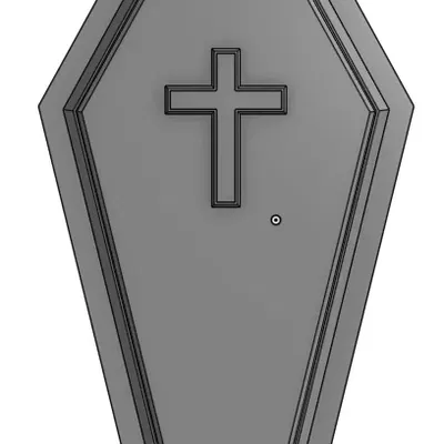 Khuôn bánh quy hình quan tài V1 kích thước 5x3 inch