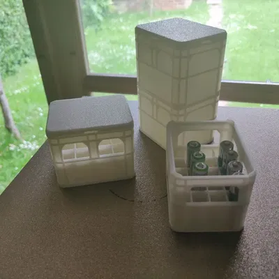 Thùng chồng chất có tay cầm và đáy chắc chắn