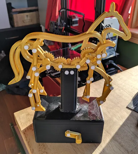 Ngựa chuyển động mô phỏng trong không gian 3D - Image 1