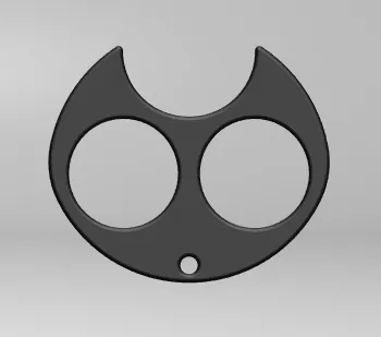 Móc khóa tự vệ hình dễ thương - Image 1