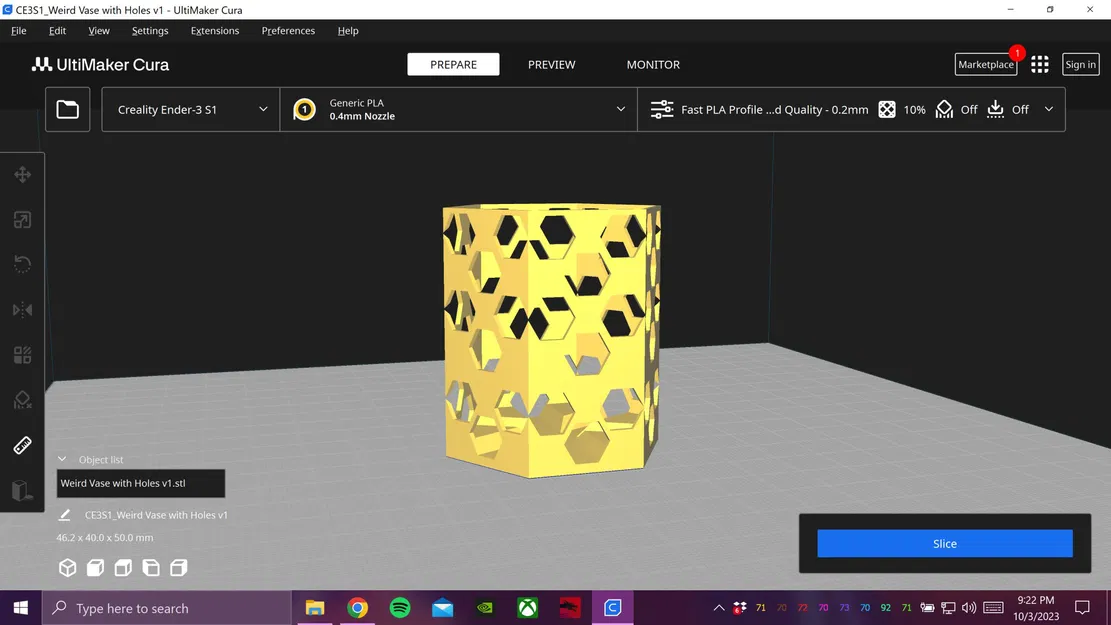 Bình hoa vuông kỳ lạ - Image 1