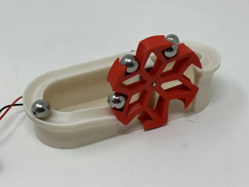 Bộ Marblevator đơn giản với động cơ và bánh xe 3D in - Image 1