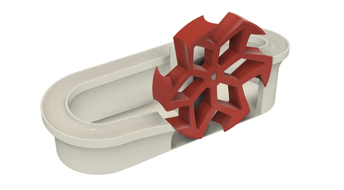 Bộ Marblevator đơn giản với động cơ và bánh xe 3D in - Image 2