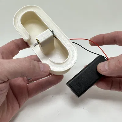 Bộ Marblevator đơn giản với động cơ và bánh xe 3D in