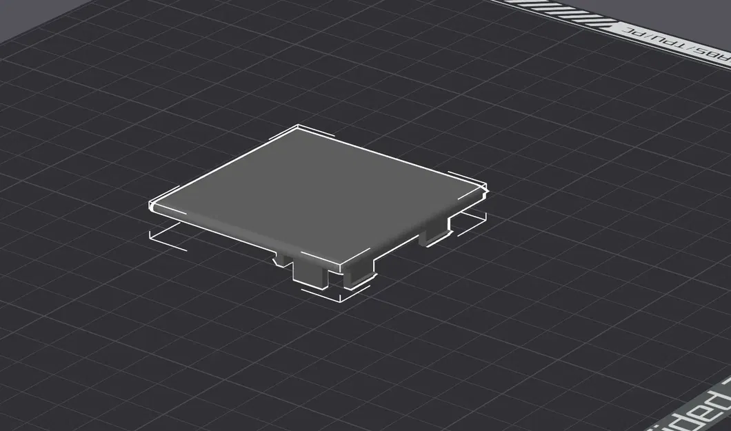 Nắp che Bambu X1C/P1P phẳng không logo - Image 1