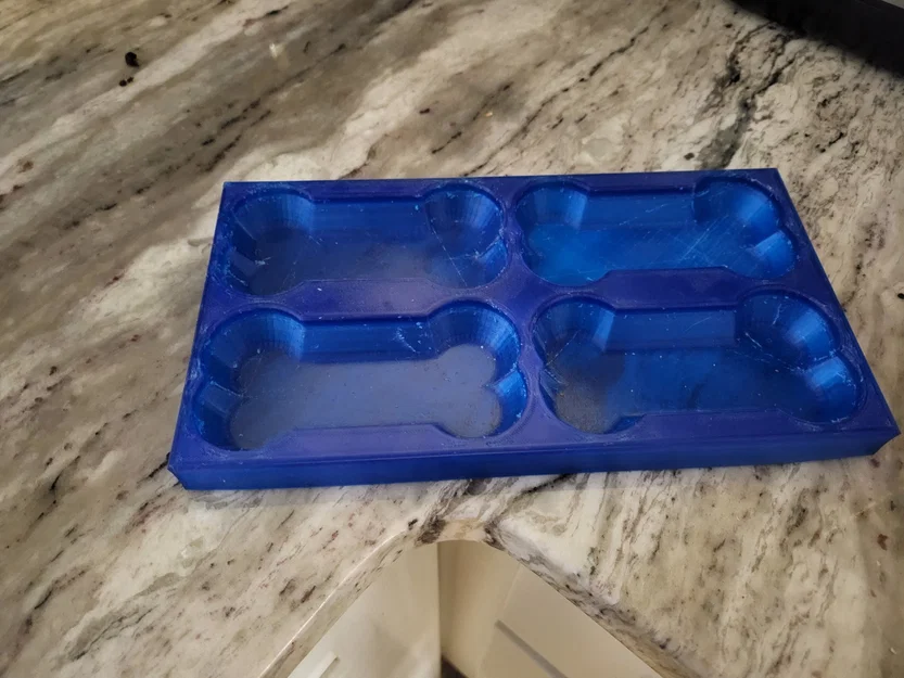 Khay xương in TPU cho chó thưởng thức mùa hè - Image 1