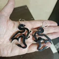 Bông tai rồng dễ thương và móc khóa rồng độc đáo - Thumbnail 1