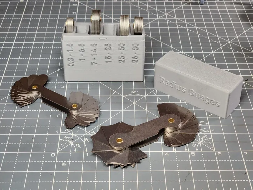 Hộp đựng thước đo bán kính bằng thép không gỉ - Image 1