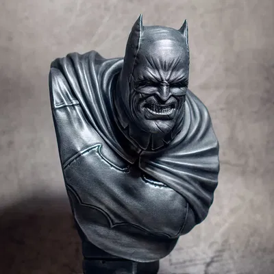 Tượng bán thân Batman đen tối 3D