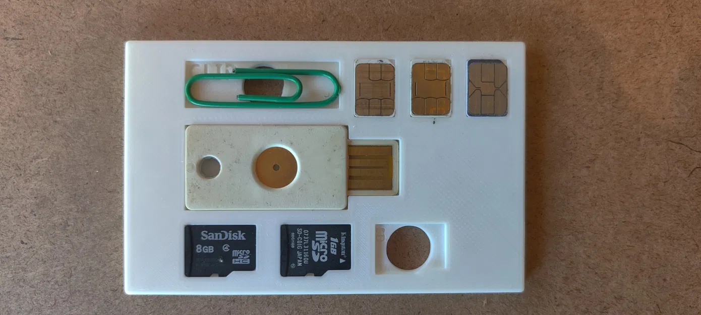 Bộ tổ chức công nghệ ví cho nanosim và thẻ microSD - Image 1