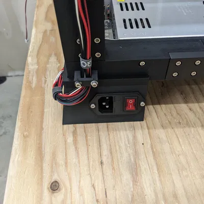 Giá đỡ ổ cắm C14 và công tắc cho máy in 100