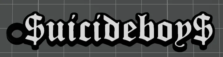 Móc khóa nhóm nhạc rap $uicide boy$ phong cách G59 - Image 2