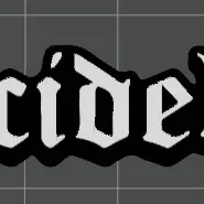 Móc khóa nhóm nhạc rap $uicide boy$ phong cách G59