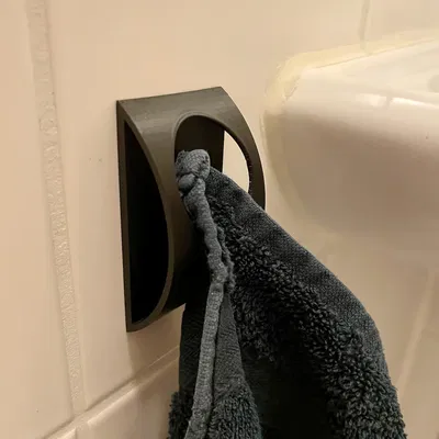 Móc treo khăn thiết kế dễ in cho nhà tắm