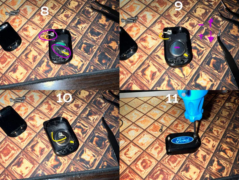 Mạch PCB điều khiển từ xa cho chìa khóa Ford không remote - Image 9