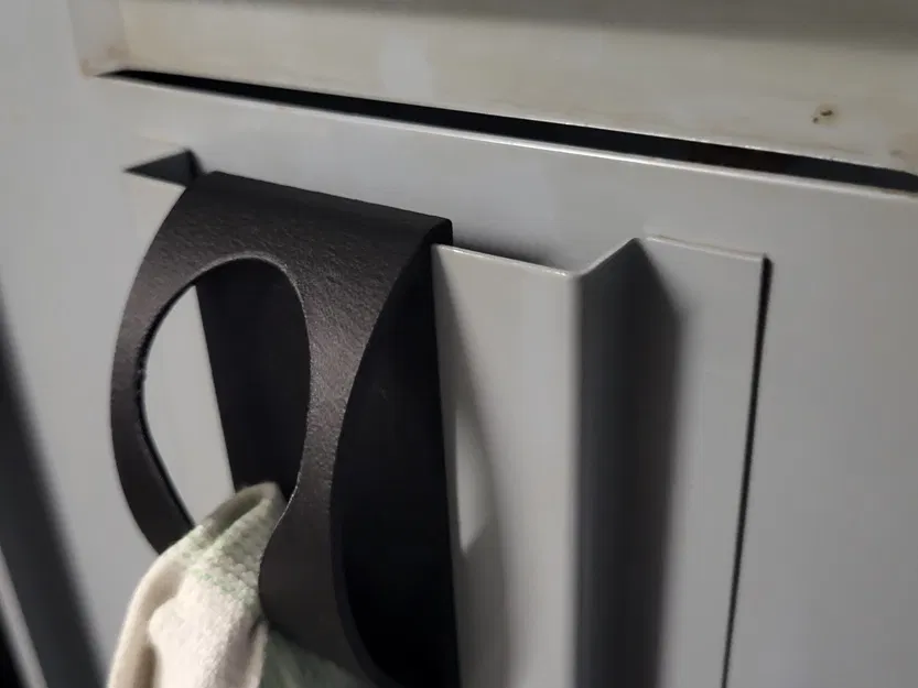 Móc treo khăn lắp vào tường mỏng trong tủ đồ - Image 1