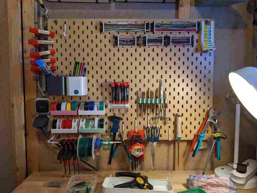 Giá đỡ nhíp cho hệ thống bảng ghim Skadis của Ikea - Image 2