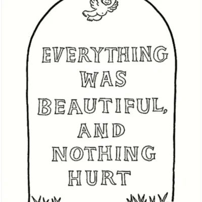 Nghĩa trang từ tiểu thuyết Slaughterhouse-Five của Vonnegut