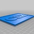 Biển báo tàu hỏa CSX in 3D hoặc laser - Thumbnail 2