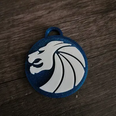 Móc khóa biểu tượng Seven Lions độc đáo