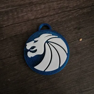 Móc khóa biểu tượng Seven Lions độc đáo