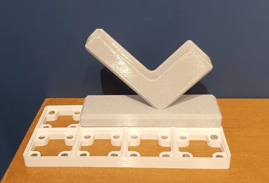 Giá đỡ danh thiếp Gridfinity trên đế 1x3 - Image 1