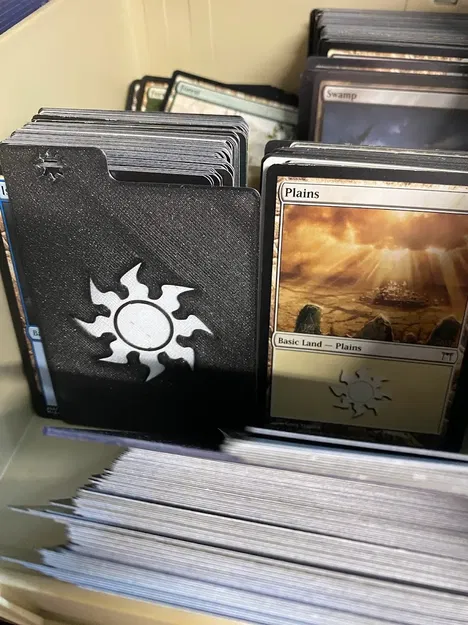 Vách ngăn thẻ bài MTG biểu tượng Plains Mana - Image 2
