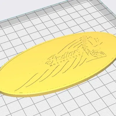 Biểu tượng xe máy Ấn Độ in SLA màu đỏ rượu vang