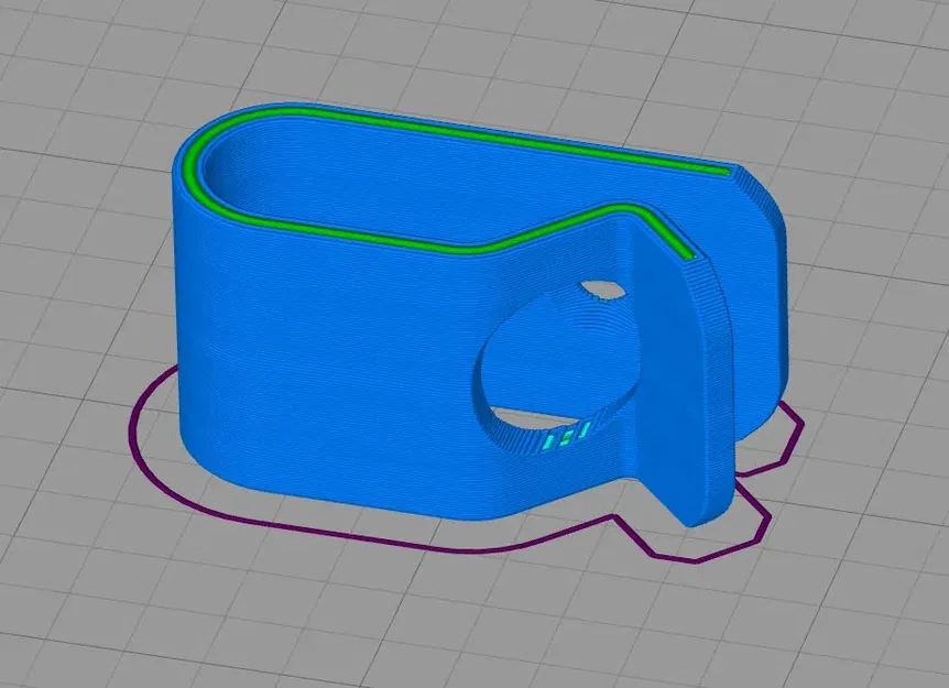 Kẹp dây cáp gắn tường đơn giản cho 2-3 sợi dây - Image 3