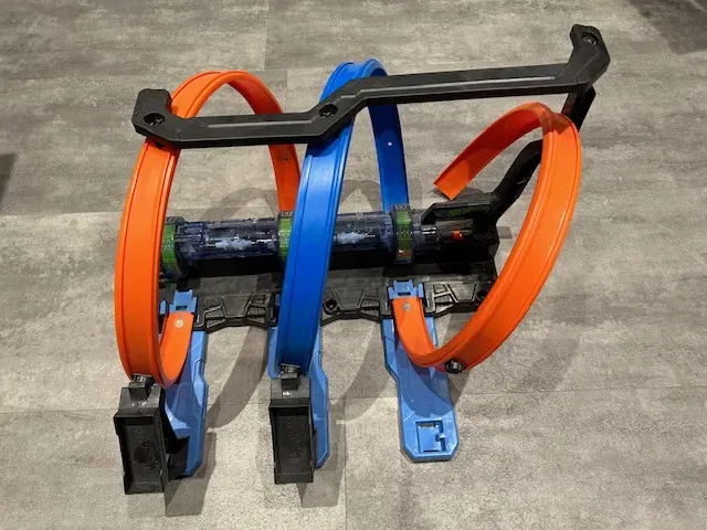 Bộ đường đua Hot Wheels Korkenzieher-Crash Trackset - Image 1