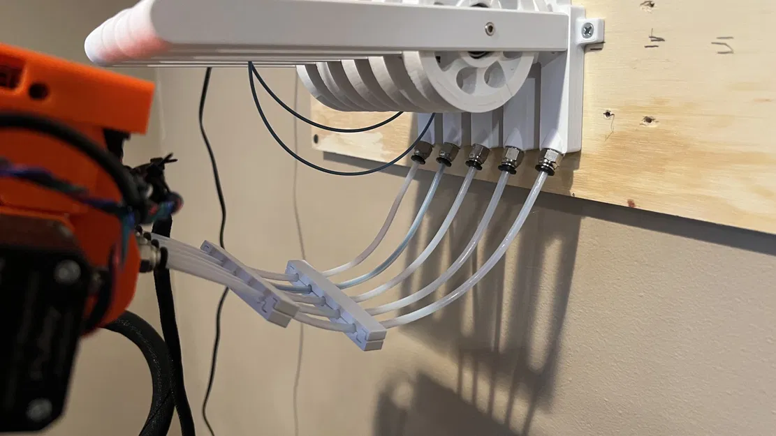 Bộ đệm filament 5 bánh xe cải tiến cho máy in 3D - Image 5