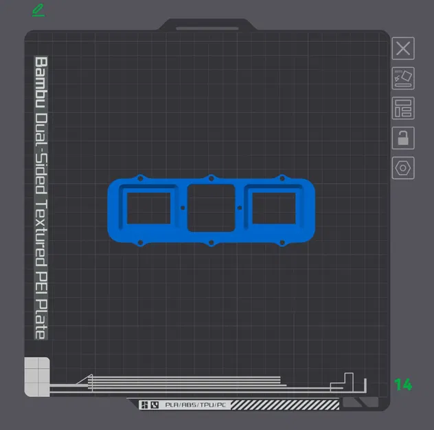 Bảng điều khiển công tắc nguồn đôi Doomcube - Image 1