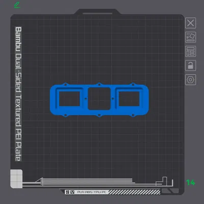 Bảng điều khiển công tắc nguồn đôi Doomcube