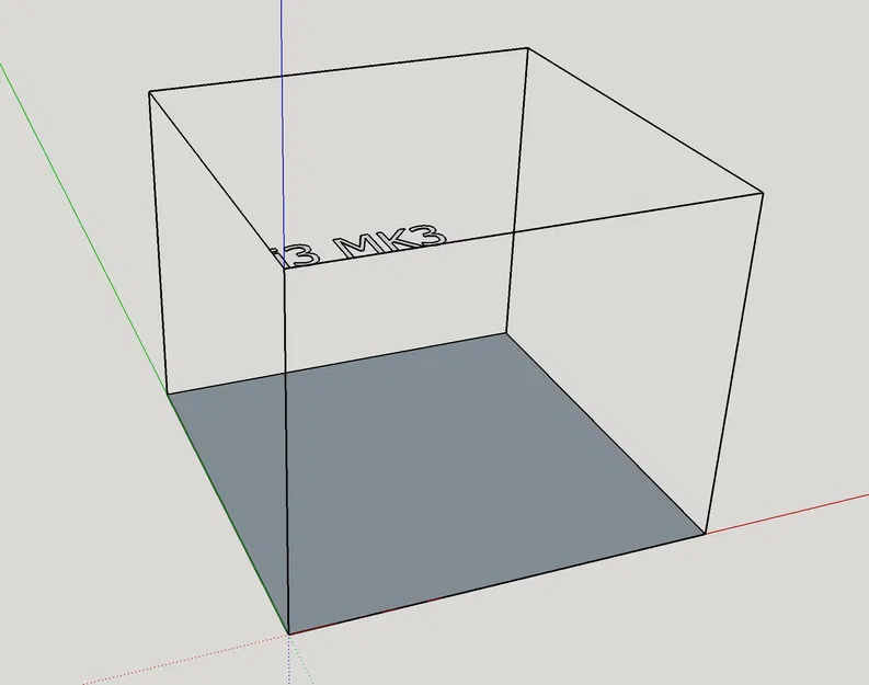 Mẫu SketchUp cho máy in 3D i3 MK3 MK4 - Image 1