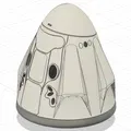 Capsule Crew Dragon của Spacex với thiết kế mở nắp - Thumbnail 1