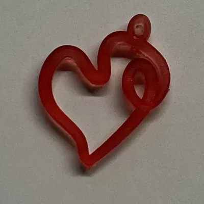 Mô hình trái tim nhỏ cho máy in resin