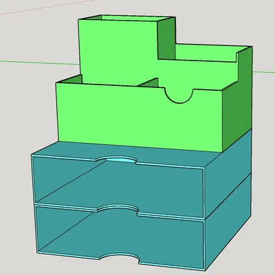 Bộ tổ chức bàn làm việc GT89 với dung tích lớn