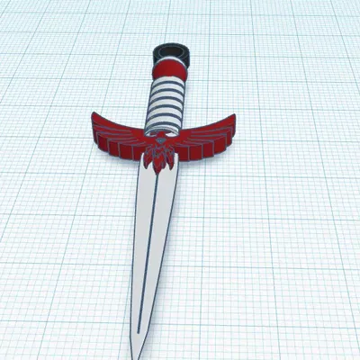 Chìa khóa kiếm mini 7cm cho người yêu thích đồ handmade