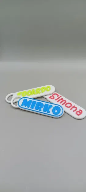 Móc khóa tên tùy chỉnh với nhiều màu sắc lựa chọn - Image 2