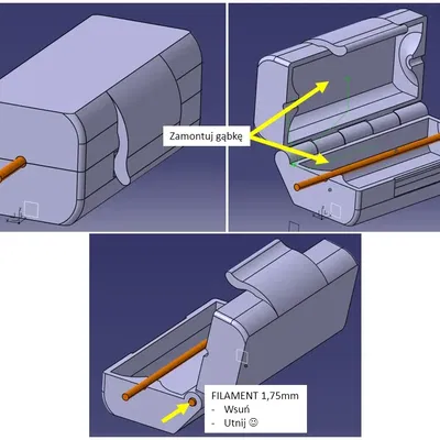 Công cụ làm sạch filament cho máy in 3D