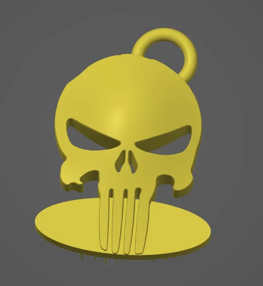 Móc khóa tag Punisher độc đáo - Image 1