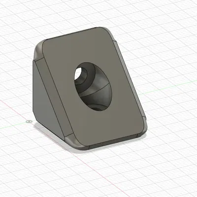 Giá đỡ lắp góc cho kệ trong tủ 90 độ