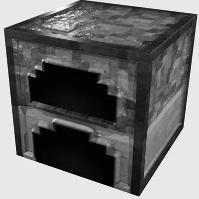 Lò nung Minecraft với kết cấu tinh tế