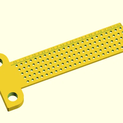 Thước đo góc T-Lehre dễ in cho người dùng 3D